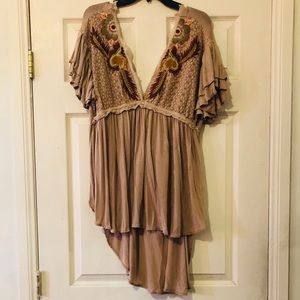 Free People Low Back V neck L